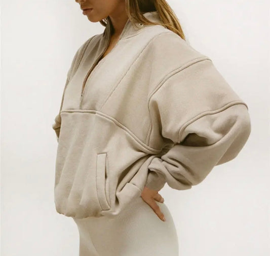 Oversized Cropped Sweater
