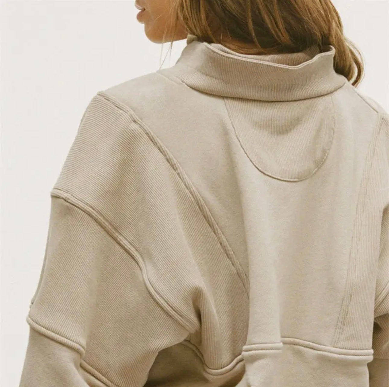 Oversized Cropped Sweater
