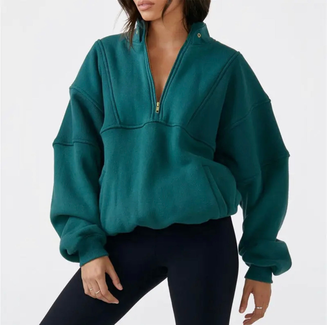Oversized Cropped Sweater