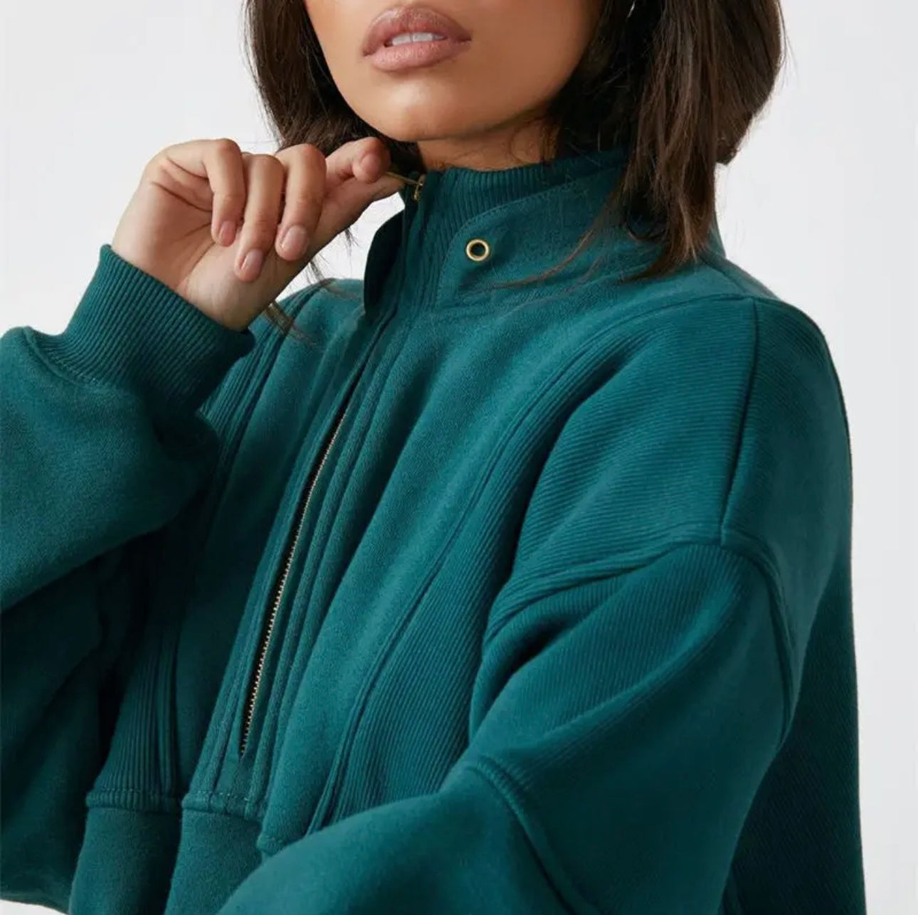 Oversized Cropped Sweater